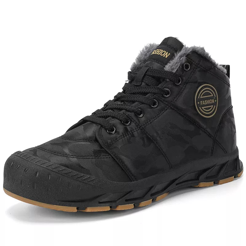 Warm & Waterproof Winter Ankle Boots black