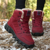 Warm & Waterproof Winter Ankle Boots red2