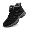 Warm Winter Ankle Boots with Waterproof Upper black