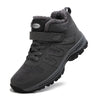 Warm Winter Ankle Boots with Waterproof Upper grey