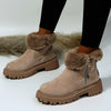 Warm Winter Boots in Suedette brown1