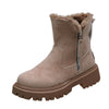 Warm Winter Boots in Suedette brown
