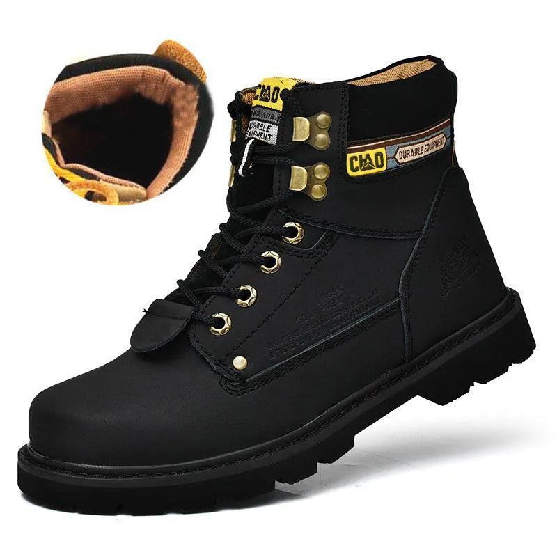 Warm Winter Boots with & without Fur black