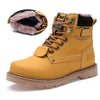 Warm Winter Boots with & without Fur yellow with fur