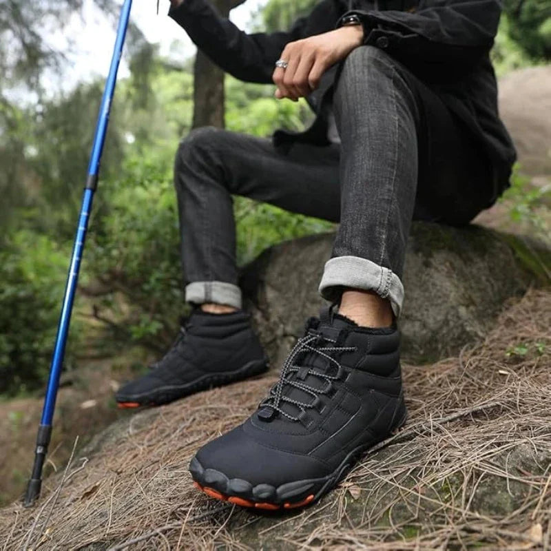 Waterproof Barefoot Hiking Boots BLACK1