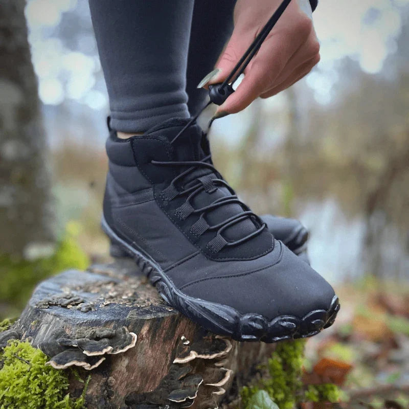 Waterproof Barefoot Hiking Boots blue1