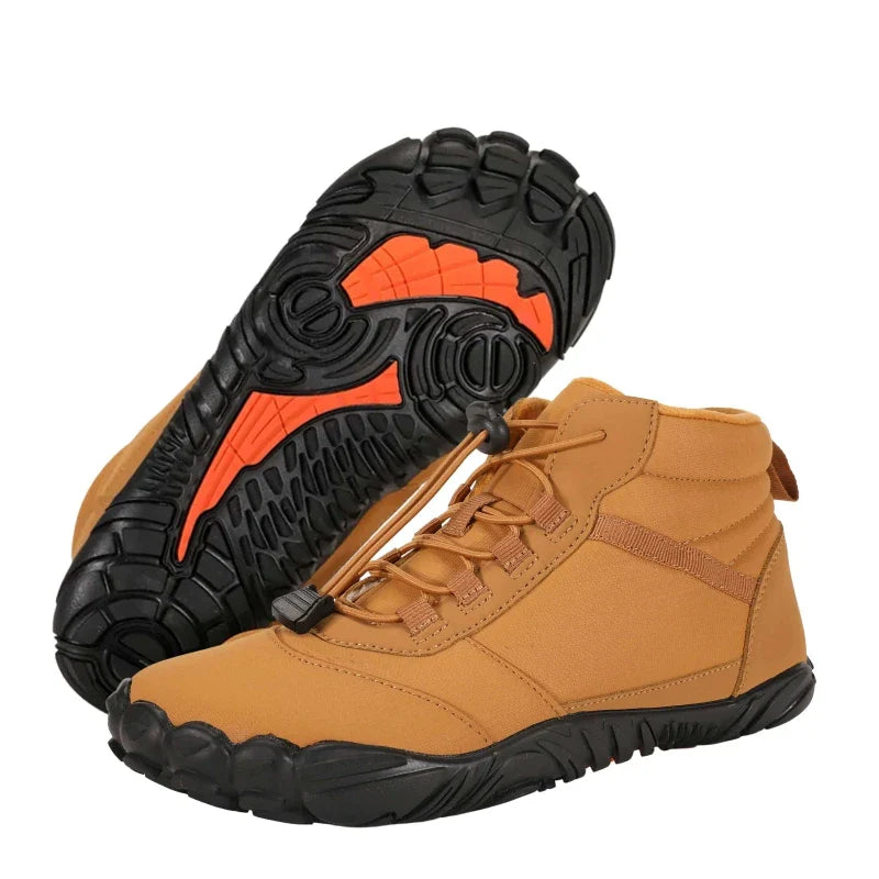 Waterproof Barefoot Hiking Boots yellow1