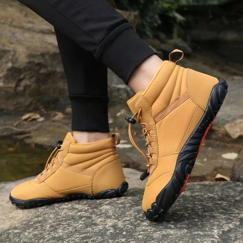 Waterproof Barefoot Hiking Boots yellow2