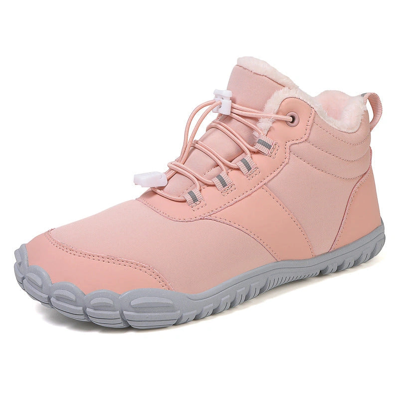 Waterproof Barefoot Winter Boots pink