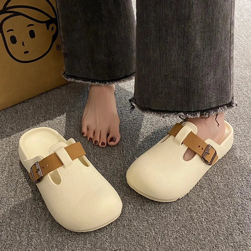 Waterproof & Breathable Clogs white1