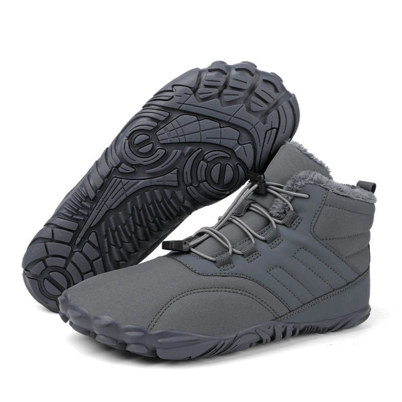Waterproof & Comfortable Barefoot Ankle Boots – Unisex gray