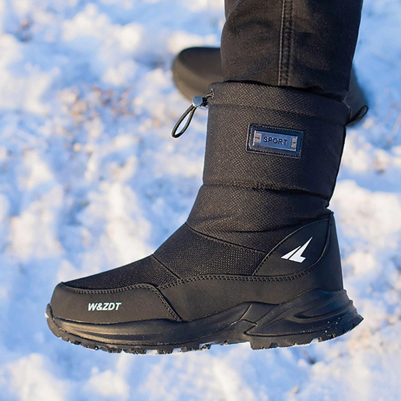 Waterproof Insulated Snow Boots black1