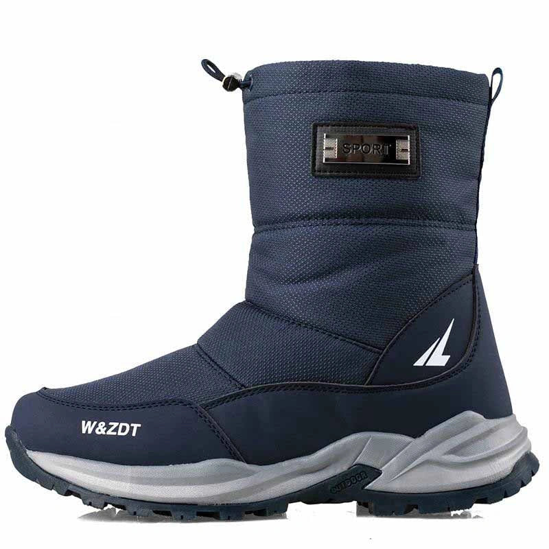 Waterproof Insulated Snow Boots blue