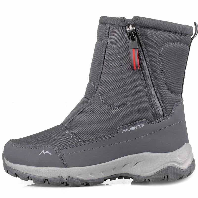 Waterproof Insulated Snow Boots dark grey