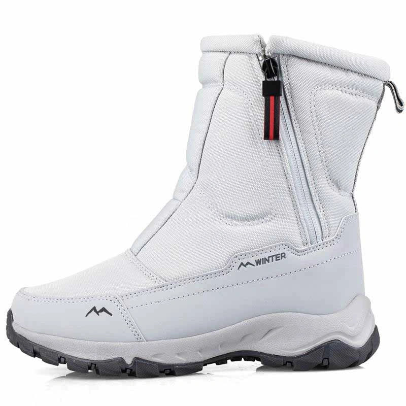 Waterproof Insulated Snow Boots light clair