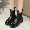 Waterproof & Non-Slip Black Platform Chelsea Boots2