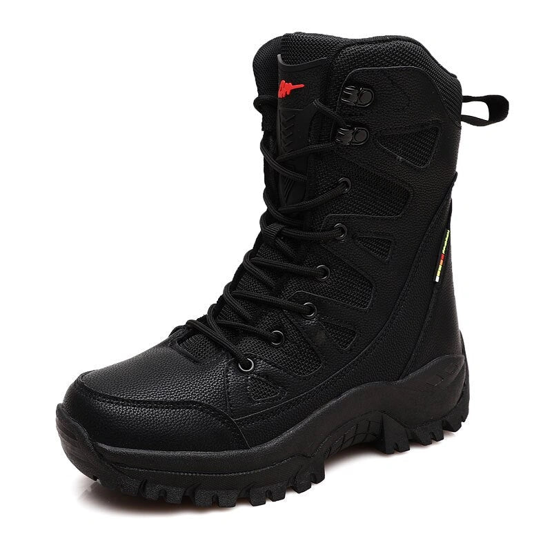  Waterproof Non-Slip Tactical Trekking Boots black