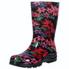 Waterproof Rain Boots for Women blooming