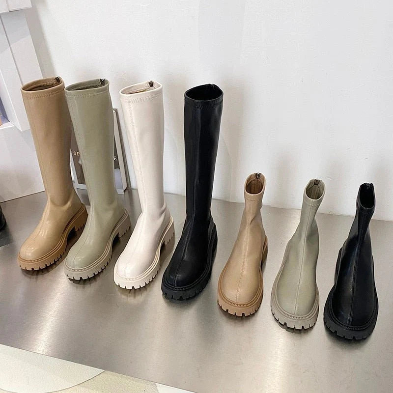 Waterproof Synthetic Leather Boots