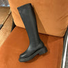 Waterproof Synthetic Leather Boots black1
