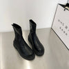Waterproof Synthetic Leather Boots black2