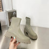 Waterproof Synthetic Leather Boots grey1