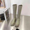 Waterproof Synthetic Leather Boots grey
