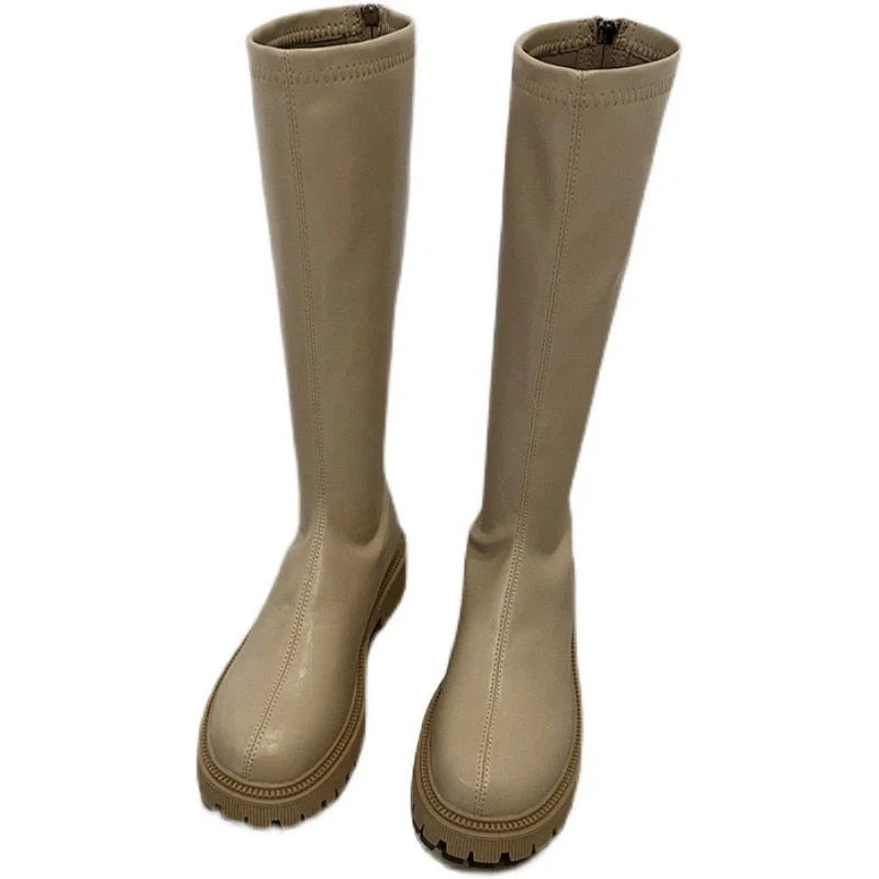 Waterproof Synthetic Leather Boots khaki4