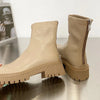Waterproof Synthetic Leather Boots khaki
