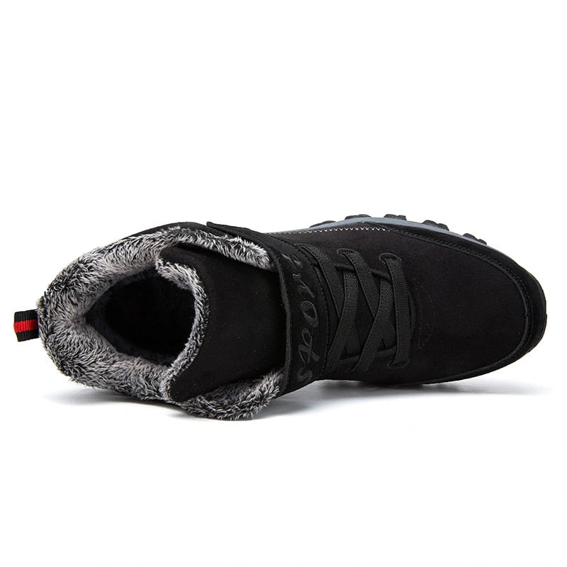 Waterproof & Ultra-Warm Winter Boots black