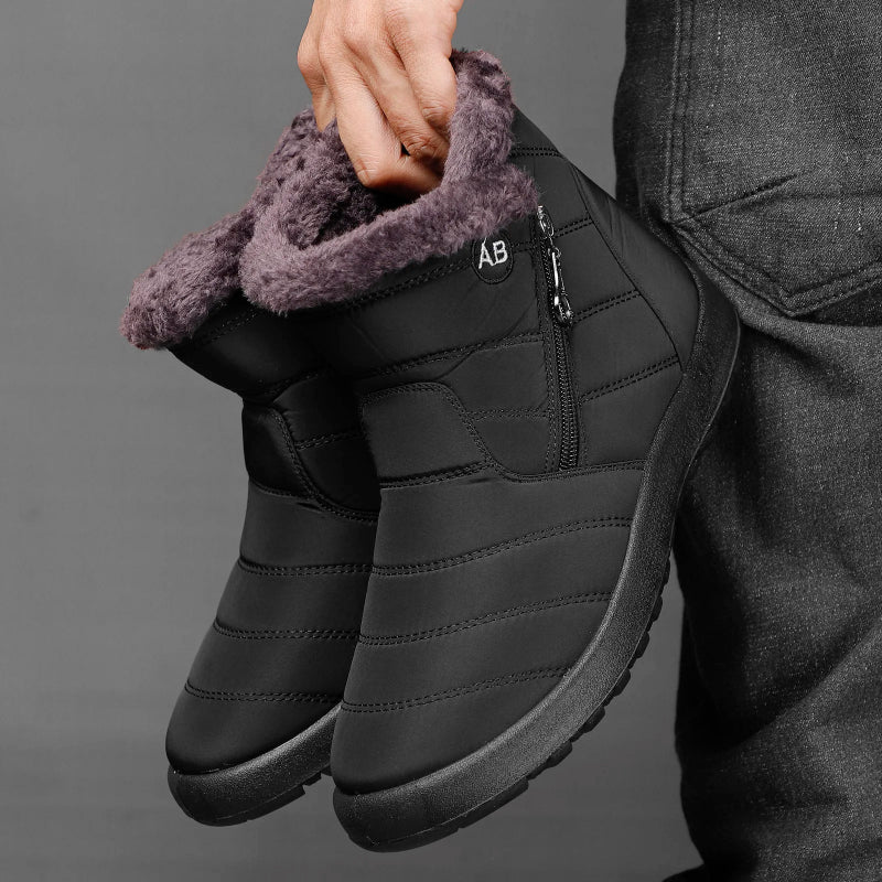  Waterproof & Warm Winter Boots black