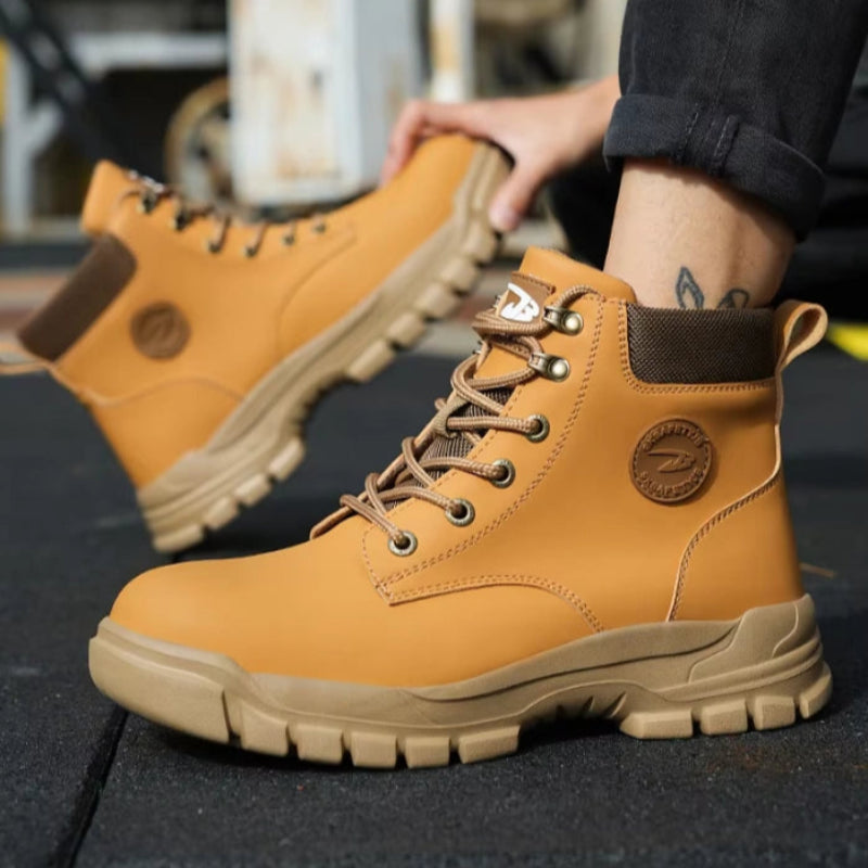 Waterproof and Comfortable Safety Boots brown2