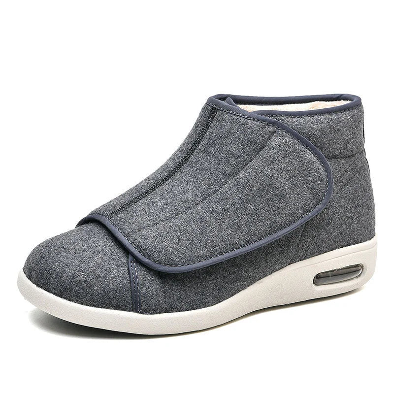Wide & Warm Comfort Shoes grey