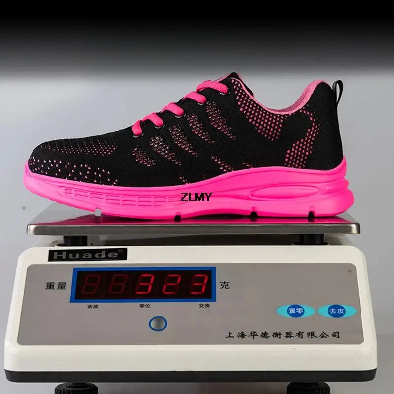 anti-Puncture & Breathable Safety Sneakers - For Women pink2