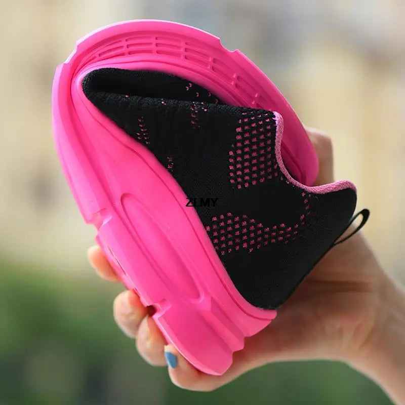 anti-Puncture & Breathable Safety Sneakers - For Women pink5