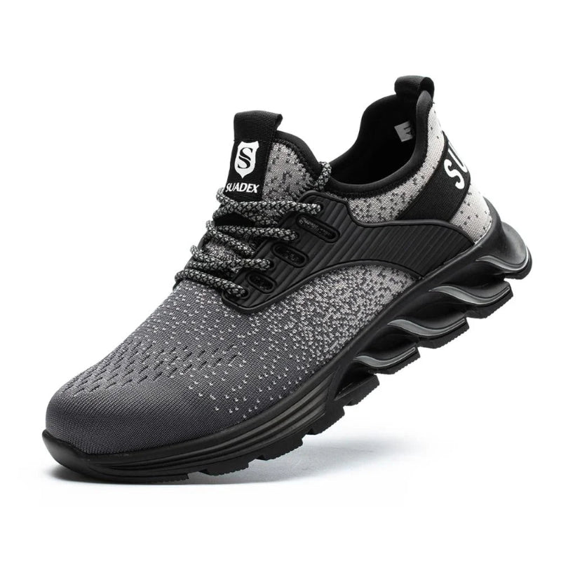 lightweight-safety-shoes-steel-toe-protective-work-trainers gray